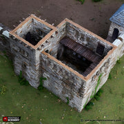 Kings Quarters. King and Country, 15mm, 28mm, 32mm - Printable Scenery | 28mm and 32mm | Wargaming | DnD | Tabletop Roleplaying