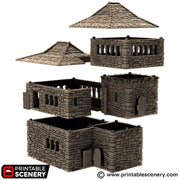 Kings Quarters. King and Country, 15mm, 28mm, 32mm - Printable Scenery | 28mm and 32mm | Wargaming | DnD | Tabletop Roleplaying