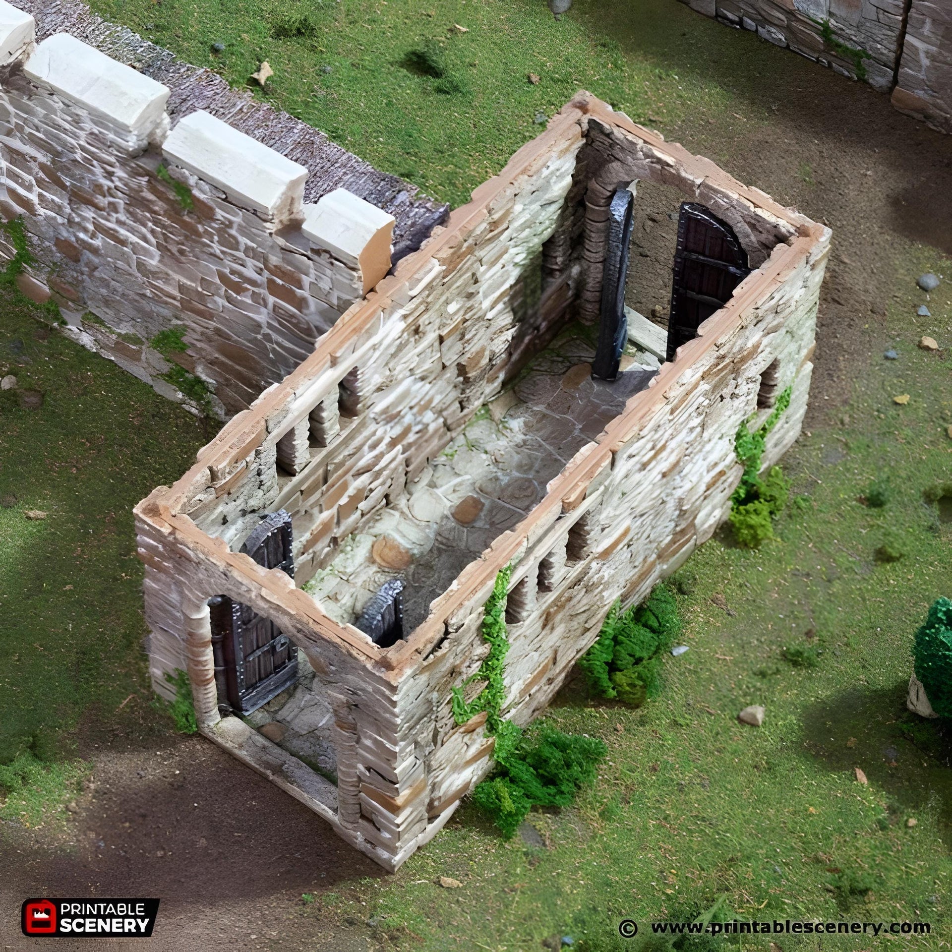 Kings Gate. King and Country, 15mm, 28mm, 32mm - Printable Scenery | 28mm and 32mm | Wargaming | DnD | Tabletop Roleplaying