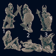 Skeleton - Ec3d | 28mm and 32mm | Wargaming | DnD | Tabletop Roleplaying