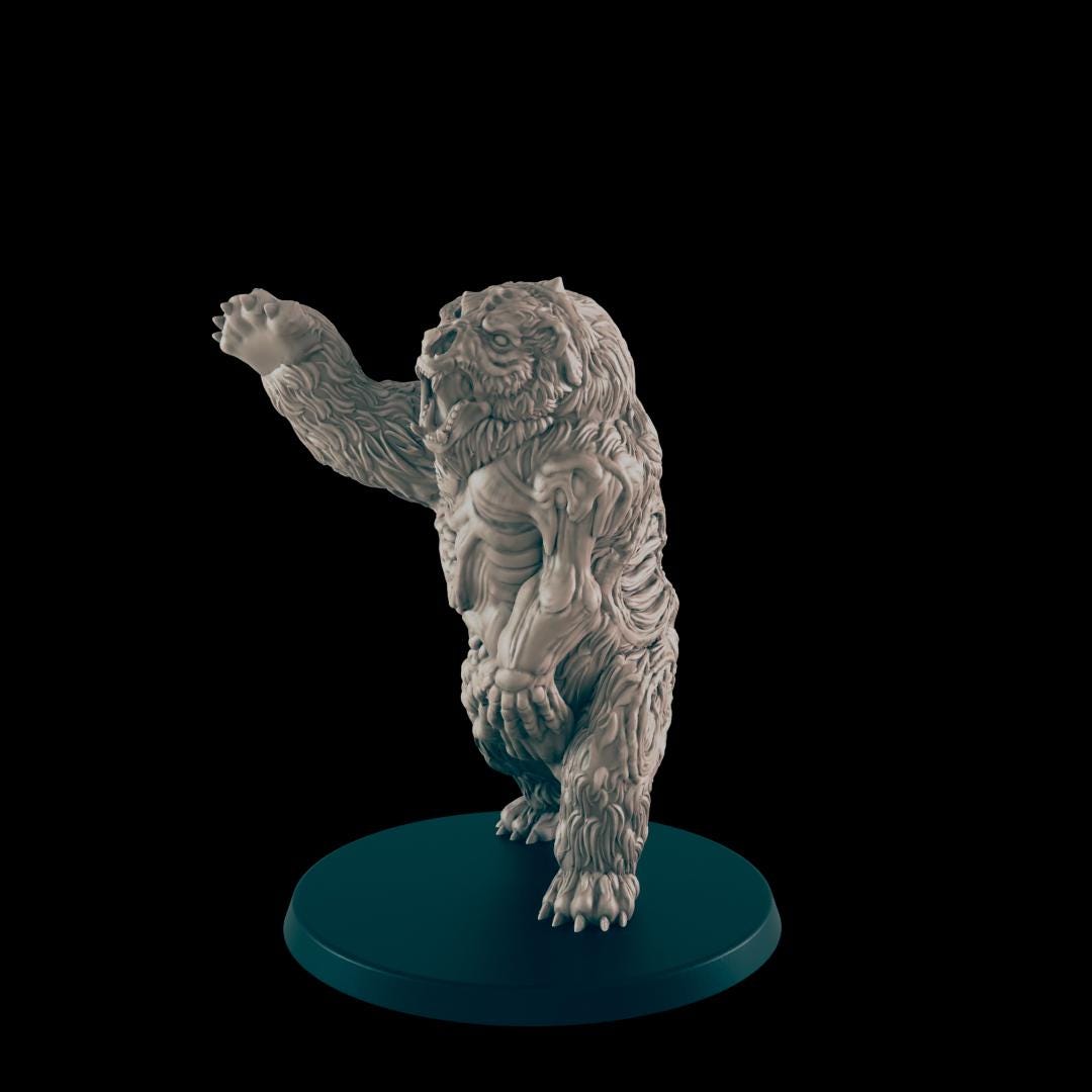 Undead bear - Ec3d | 28mm and 32mm | Wargaming | DnD | Tabletop Roleplaying