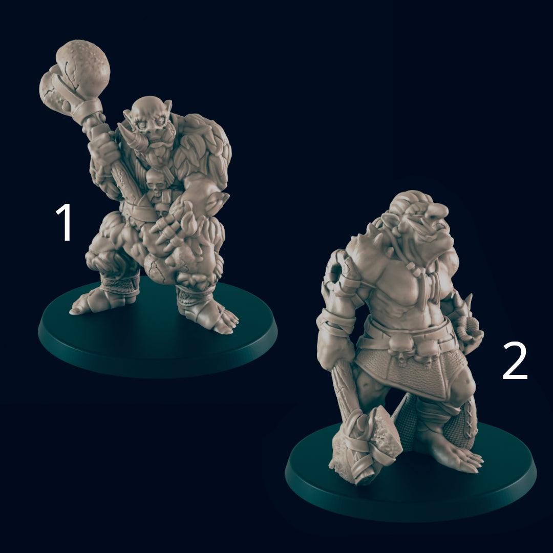 Trolls - Ec3d | 28mm and 32mm | Wargaming | DnD | Tabletop Roleplaying