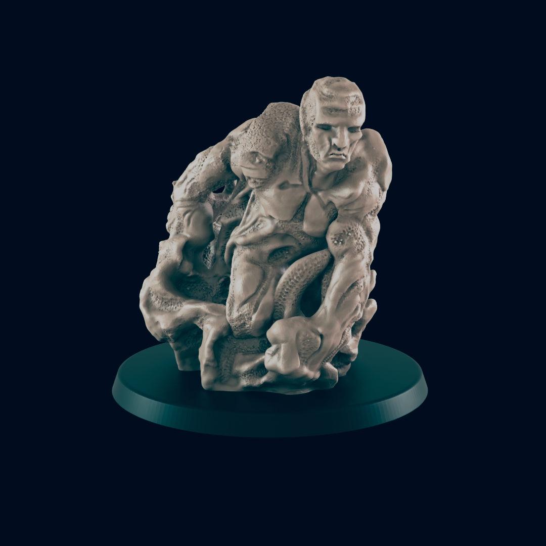 Sand Golem - Ec3d | 28mm and 32mm | Wargaming | DnD | Tabletop Roleplaying