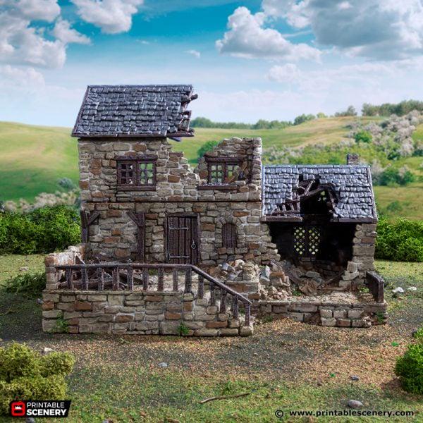 Stonestreet Bakers. King and Country, 15mm, 28mm, 32mm - Printable Scenery | 28mm and 32mm | Wargaming | DnD | Tabletop Roleplaying