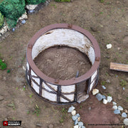 Small Round House. King and Country, 15mm, 28mm, 32mm - Printable Scenery | 28mm and 32mm | Wargaming | DnD | Tabletop Roleplaying