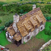 Country Manor. King and Country, 15mm, 28mm, 32mm - Printable Scenery | 28mm and 32mm | Wargaming | DnD | Tabletop Roleplaying