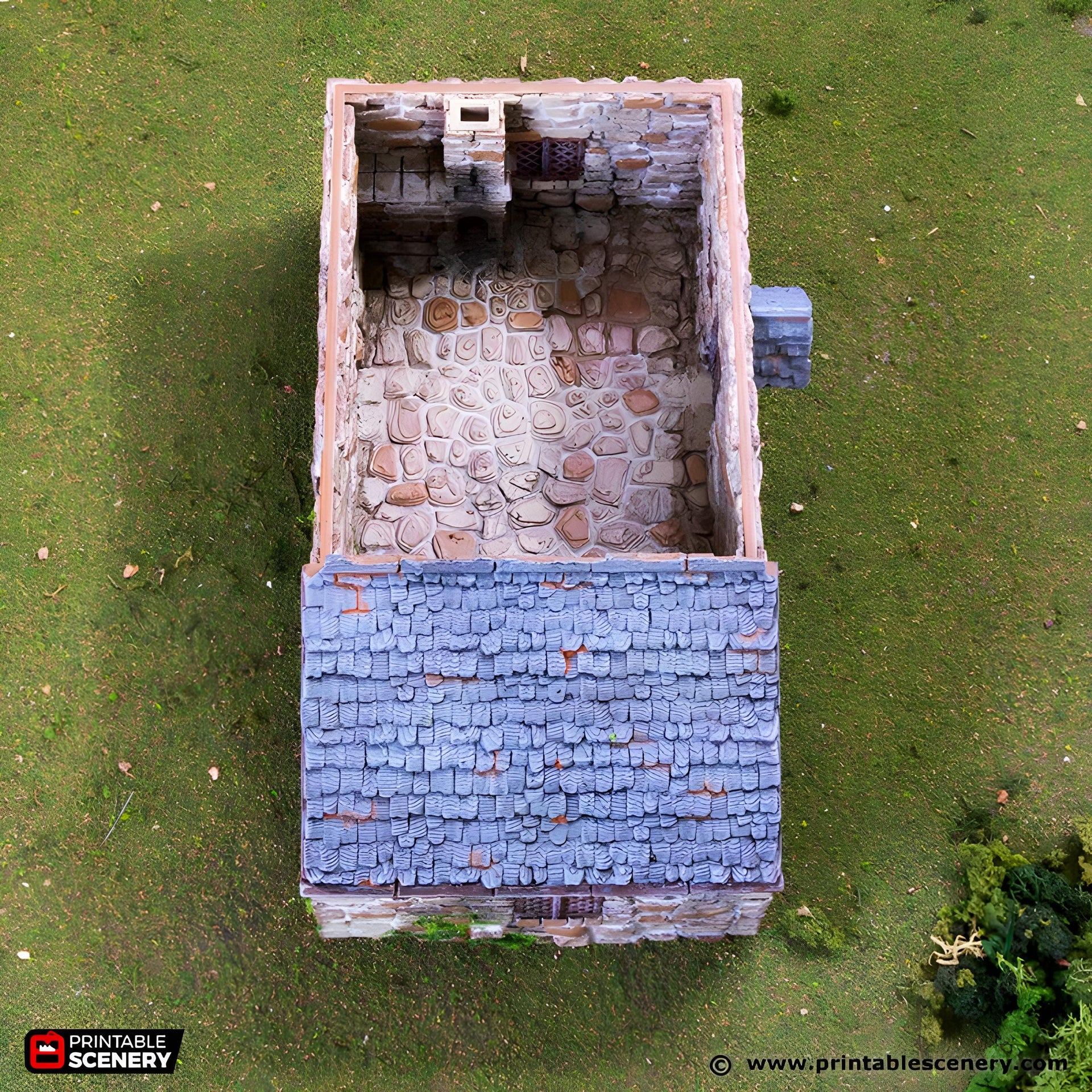 Crow Cottage. King and Country, 15mm, 28mm, 32mm - Printable Scenery | 28mm and 32mm | Wargaming | DnD | Tabletop Roleplaying