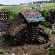 large Shanty. King and Country, 15mm, 28mm, 32mm - Printable Scenery | 28mm and 32mm | Wargaming | DnD | Tabletop Roleplaying