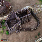 large Shanty. King and Country, 15mm, 28mm, 32mm - Printable Scenery | 28mm and 32mm | Wargaming | DnD | Tabletop Roleplaying