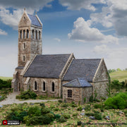 Norman Church. King and Country, 15mm, 28mm, 32mm - Printable Scenery | 28mm and 32mm | Wargaming | DnD | Tabletop Roleplaying