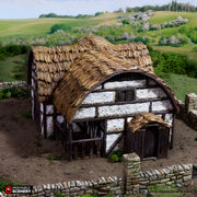 Country Stables. King and Country, 15mm, 28mm, 32mm - Printable Scenery | 28mm and 32mm | Wargaming | DnD | Tabletop Roleplaying