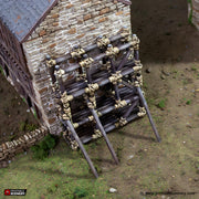 Wooden Scaffold. King and Country, 15mm, 28mm, 32mm - Printable Scenery | 28mm and 32mm | Wargaming | DnD | Tabletop Roleplaying