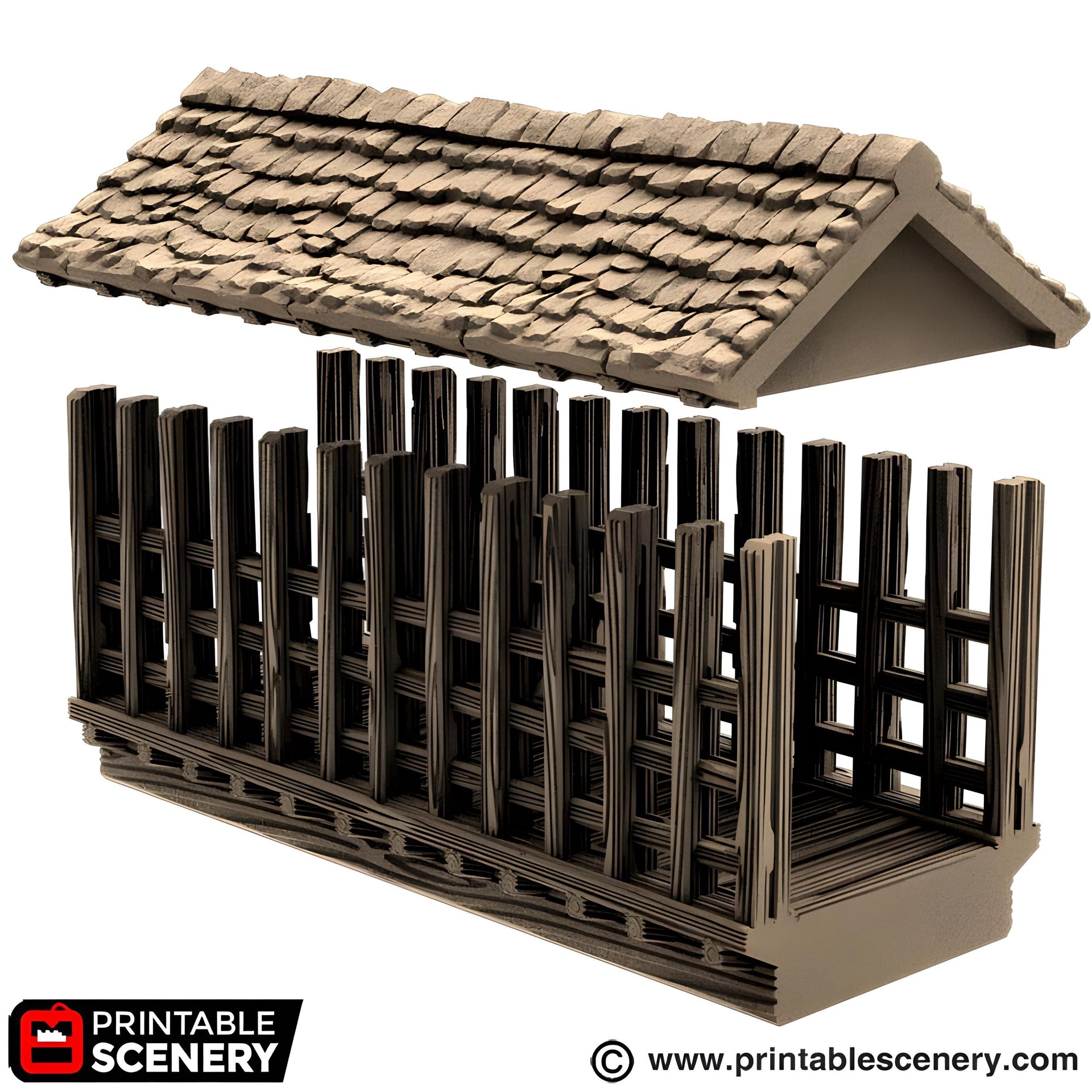 Overpass. King and Country, 15mm, 28mm, 32mm - Printable Scenery | 28mm and 32mm | Wargaming | DnD | Tabletop Roleplaying