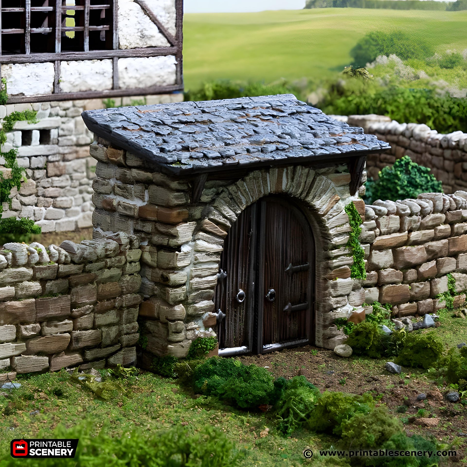 Farm Gate. King and Country, 15mm, 28mm, 32mm - Printable Scenery | 28mm and 32mm | Wargaming | DnD | Tabletop Roleplaying