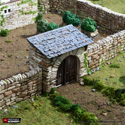 Farm Gate. King and Country, 15mm, 28mm, 32mm - Printable Scenery | 28mm and 32mm | Wargaming | DnD | Tabletop Roleplaying