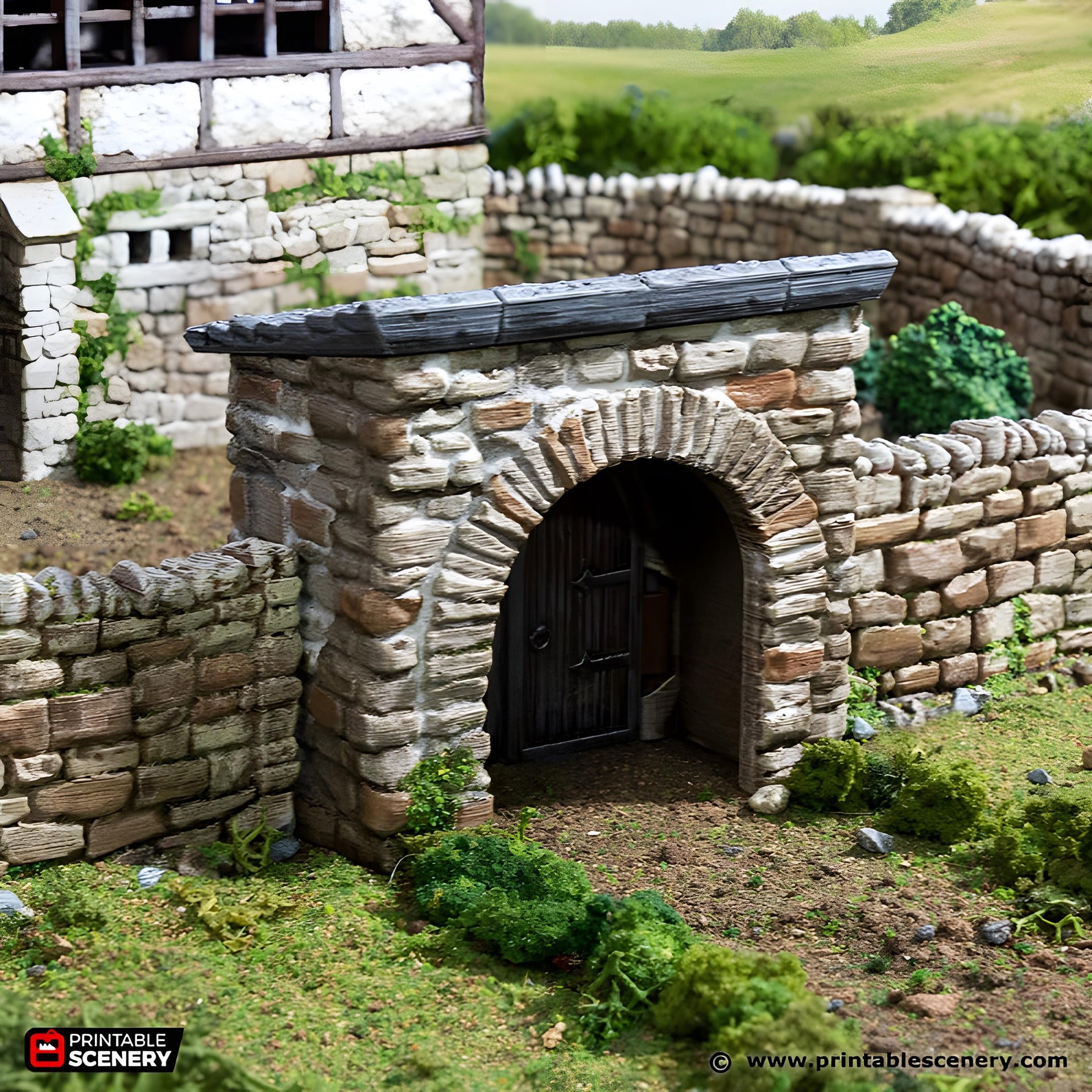 Farm Gate. King and Country, 15mm, 28mm, 32mm - Printable Scenery | 28mm and 32mm | Wargaming | DnD | Tabletop Roleplaying