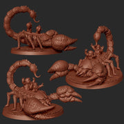 The Broodstinge, mutant scorpion - Goetia Miniatures | 28mm and 32mm | Wargaming | DnD | Tabletop Roleplaying