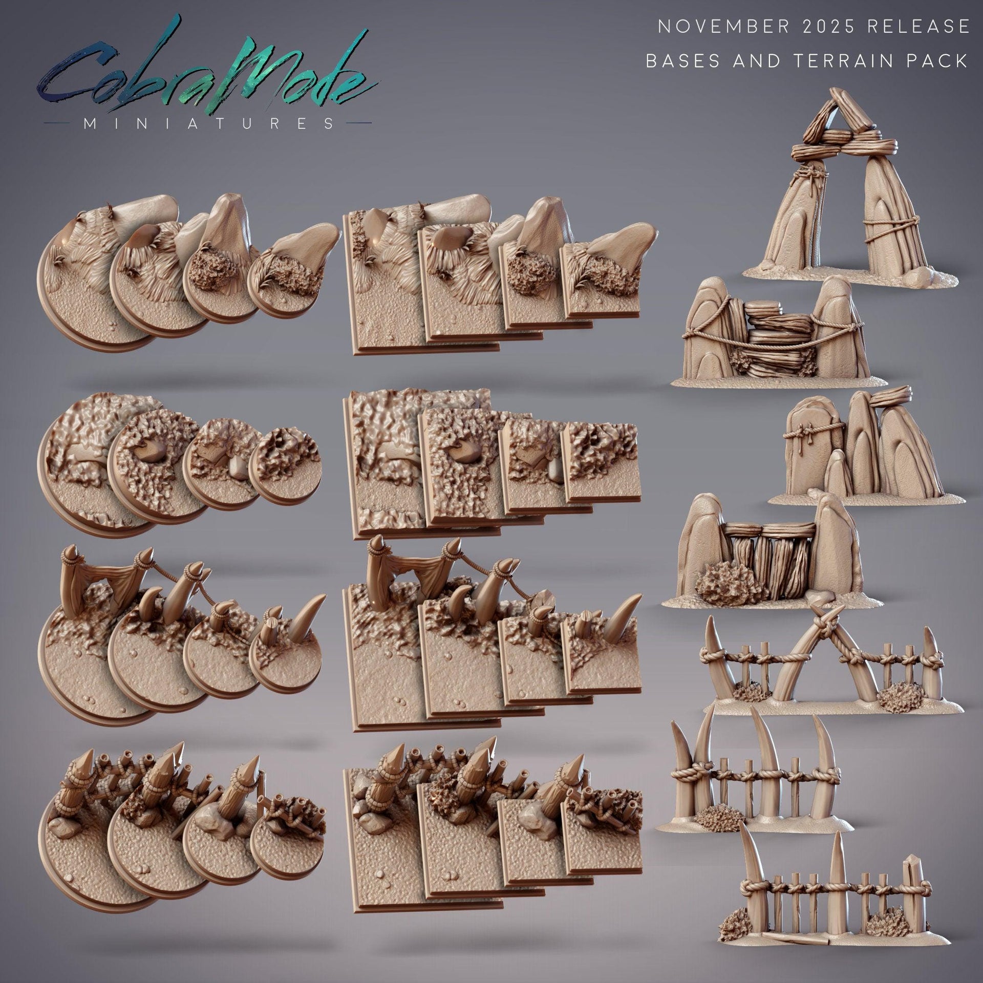 Gurak War Tapirs, Tapir Mount - CobraMode | 28mm and 32mm | Wargaming | DnD | Tabletop Roleplaying