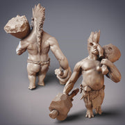 Gurakhun Warrior Duargen, Tapir Giant - CobraMode | 28mm and 32mm | Wargaming | DnD | Tabletop Roleplaying