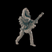 Teen Rocker. Cyberpunk Rockerboy - Ec3d | 28mm and 32mm | Wargaming | DnD | Tabletop Roleplaying