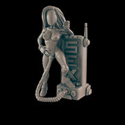 Pleasure Bot. Cyberpunk Sex Robot- Ec3d | 28mm and 32mm | Wargaming | DnD | Tabletop Roleplaying