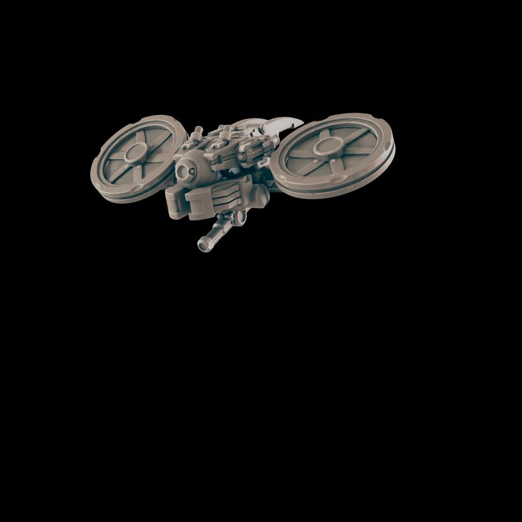 Security Drone - Ec3d | 28mm and 32mm | Wargaming | DnD | Tabletop Roleplaying