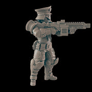 Tactical Officer. Cyberpunk Police - Ec3d | 28mm and 32mm | Wargaming | DnD | Tabletop Roleplaying