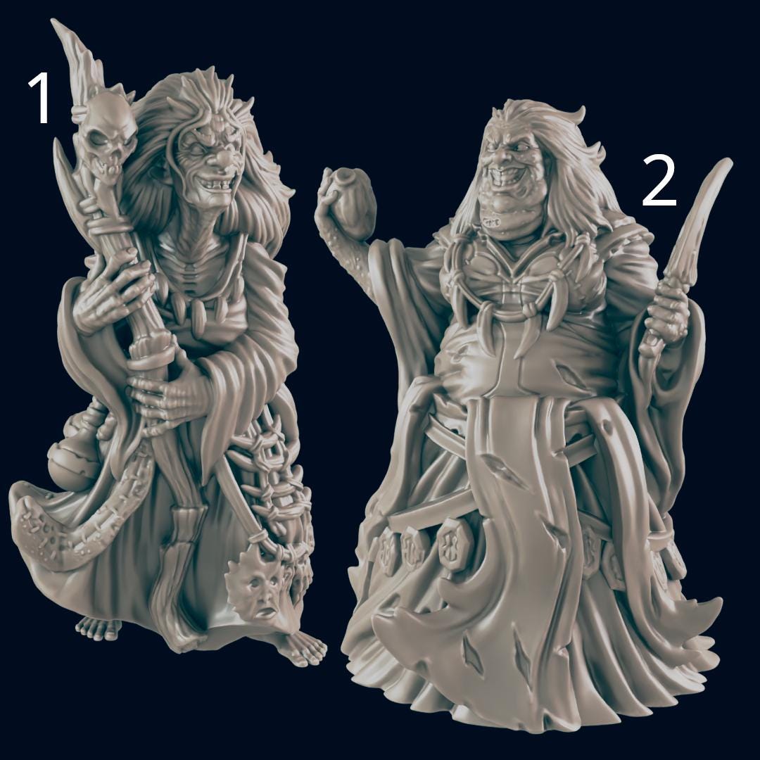 Hag - Ec3d | 28mm and 32mm | Wargaming | DnD | Tabletop Roleplaying