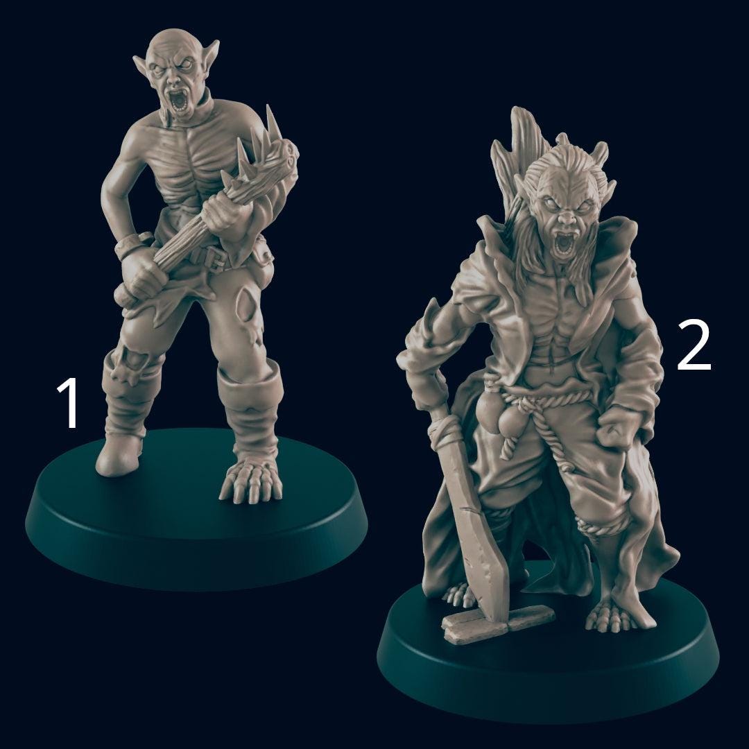 Vampire Thrall - Ec3d | 28mm and 32mm | Wargaming | DnD | Tabletop Roleplaying