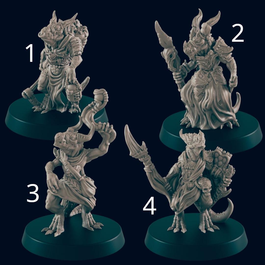 Kobolds - Ec3d | 28mm and 32mm | Wargaming | DnD | Tabletop Roleplaying