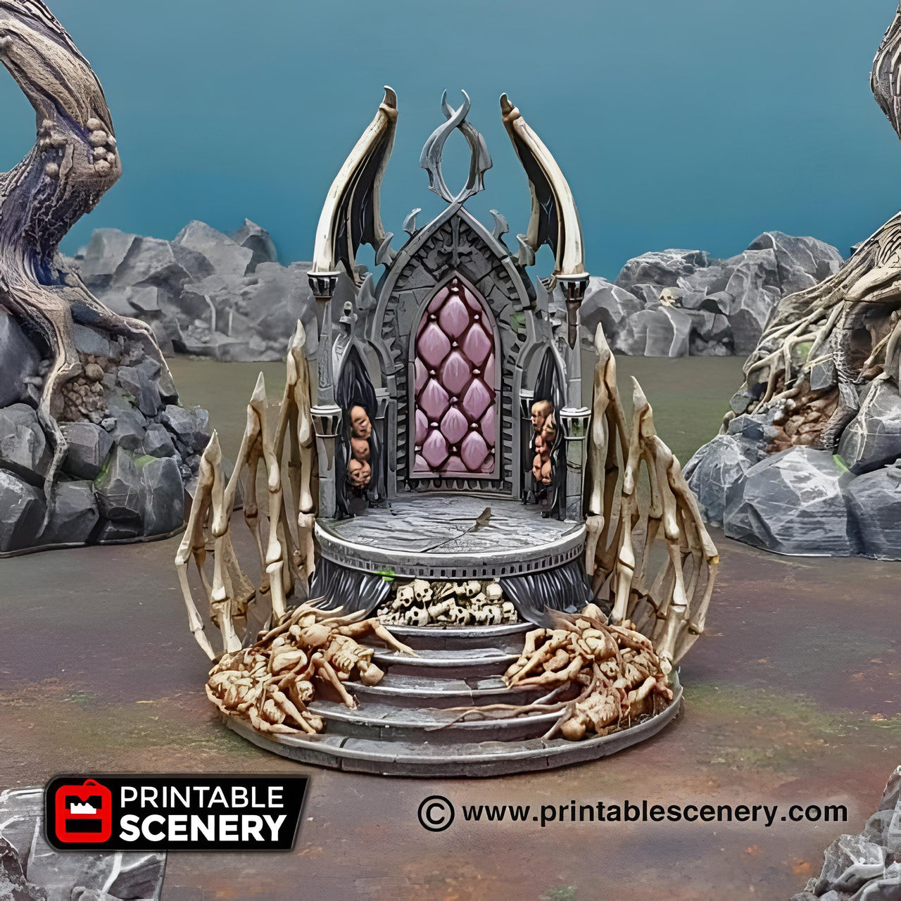 The Shadow Throne. Shadowfey Wilds, 15mm, 28mm, 32mm - Printable Scenery | 28mm and 32mm | Wargaming | DnD | Tabletop Roleplaying