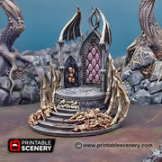 The Shadow Throne. Shadowfey Wilds, 15mm, 28mm, 32mm - Printable Scenery | 28mm and 32mm | Wargaming | DnD | Tabletop Roleplaying