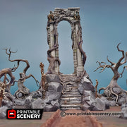 Shadows Gate. Shadowfey Wilds, 15mm, 28mm, 32mm - Printable Scenery | 28mm and 32mm | Wargaming | DnD | Tabletop Roleplaying