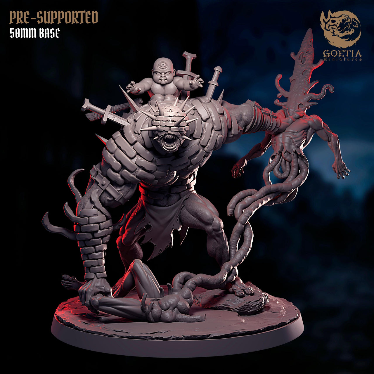 Zorvath, The Hollowed - Goetia Miniatures | Possessed Prisoner | 28mm and 32mm | Wargaming | DnD | Tabletop Roleplaying