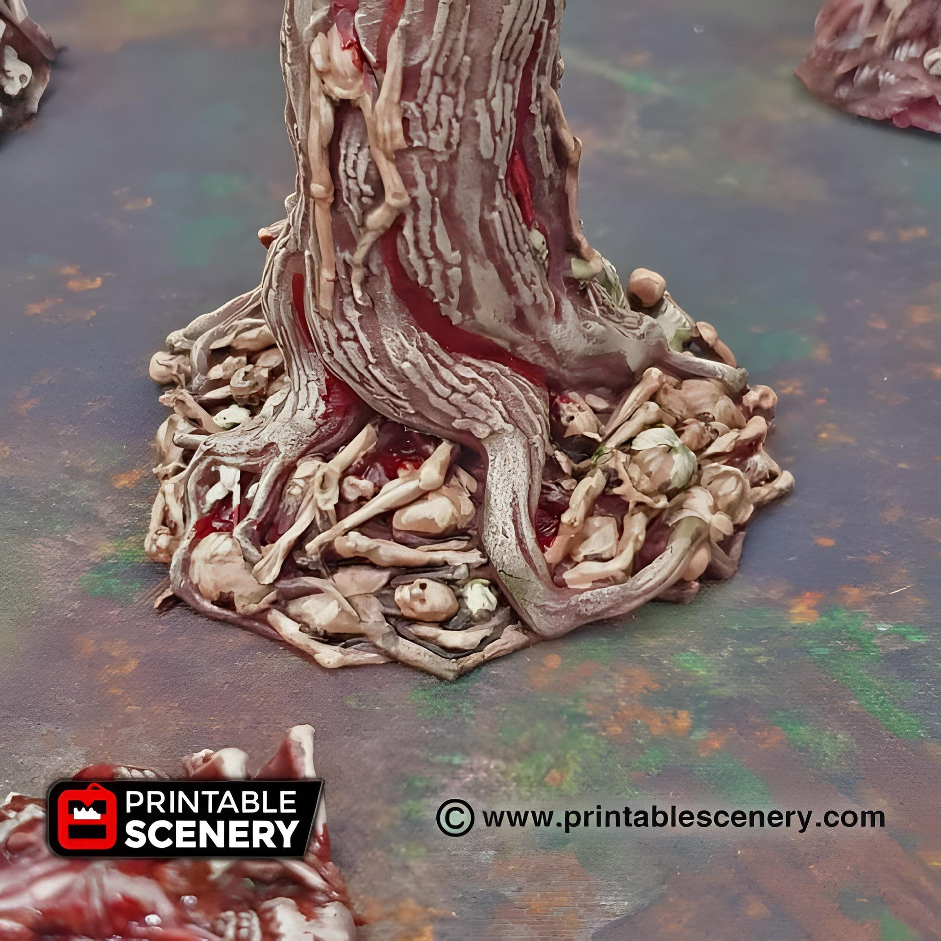 Blood Trees. Shadowfey Wilds, 15mm, 28mm, 32mm - Printable Scenery | 28mm and 32mm | Wargaming | DnD | Tabletop Roleplaying
