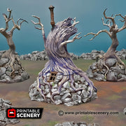 witches Hovel. Shadowfey Wilds, 15mm, 28mm, 32mm - Printable Scenery | 28mm and 32mm | Wargaming | DnD | Tabletop Roleplaying