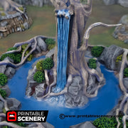 Feywood Shrine. Shadowfey Wilds, 15mm, 28mm, 32mm - Printable Scenery | 28mm and 32mm | Wargaming | DnD | Tabletop Roleplaying