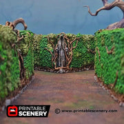 Hedge Maze. Shadowfey Wilds, 15mm, 28mm, 32mm - Printable Scenery | 28mm and 32mm | Wargaming | DnD | Tabletop Roleplaying