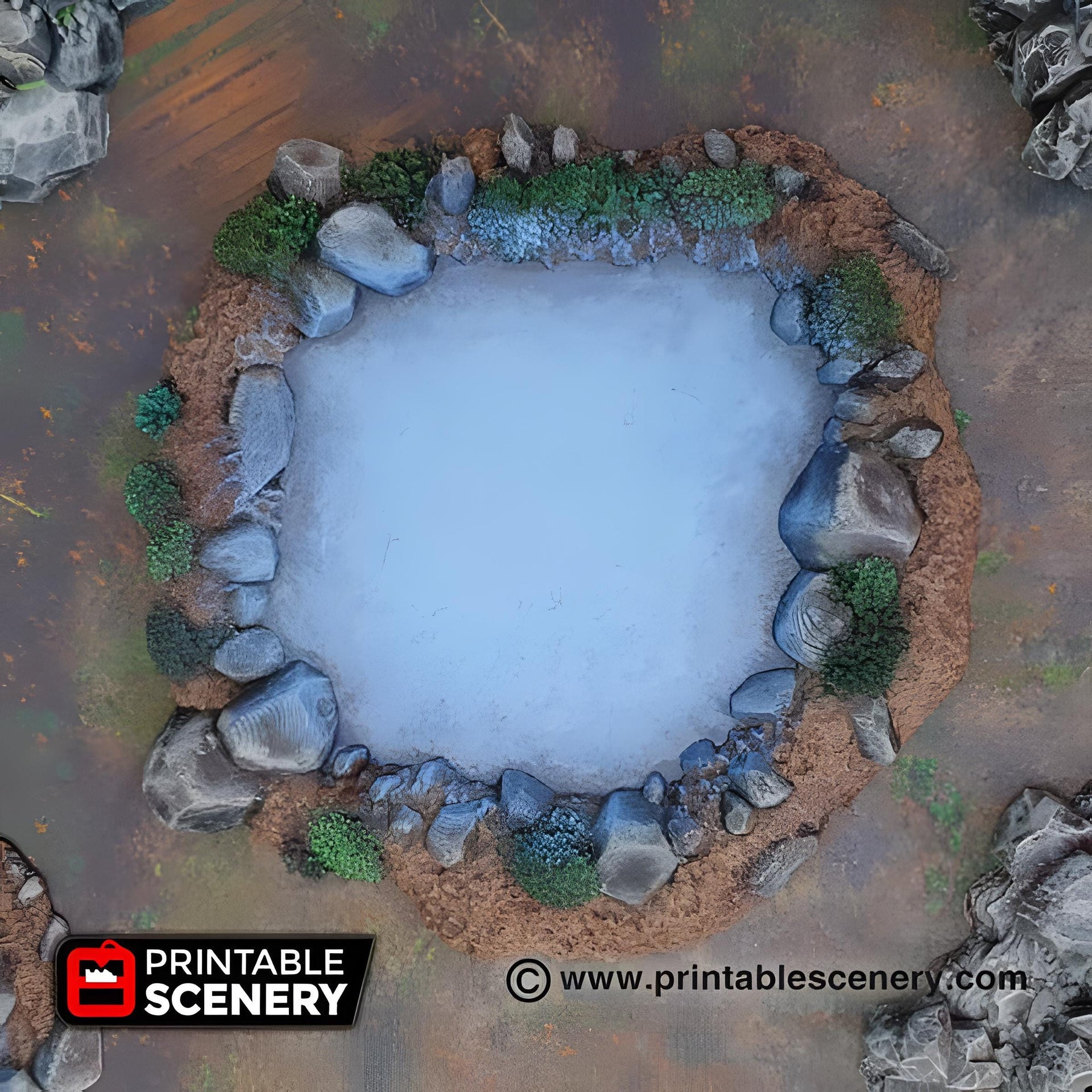 Fey Marshes. Shadowfey Wilds, 15mm, 28mm, 32mm - Printable Scenery | 28mm and 32mm | Wargaming | DnD | Tabletop Roleplaying