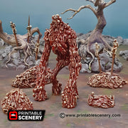 Corpse Giant. Shadowfey Wilds, 15mm, 28mm, 32mm - Printable Scenery | 28mm and 32mm | Wargaming | DnD | Tabletop Roleplaying