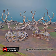 Gloomy Gully. Shadowfey Wilds, 15mm, 28mm, 32mm - Printable Scenery | 28mm and 32mm | Wargaming | DnD | Tabletop Roleplaying