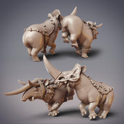 Gurak War Tapirs, Tapir Mount - CobraMode | 28mm and 32mm | Wargaming | DnD | Tabletop Roleplaying