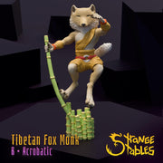 Tibetan Fox Monk - Strange Stables | 28mm and 32mm | Wargaming | DnD | Tabletop Roleplaying