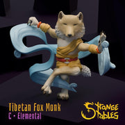 Tibetan Fox Monk - Strange Stables | 28mm and 32mm | Wargaming | DnD | Tabletop Roleplaying