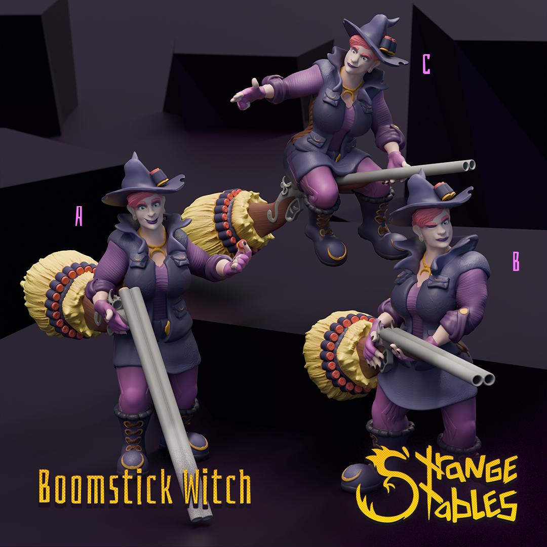 Boonstick Witch - Strange Stables | 28mm and 32mm | Wargaming | DnD | Tabletop Roleplaying
