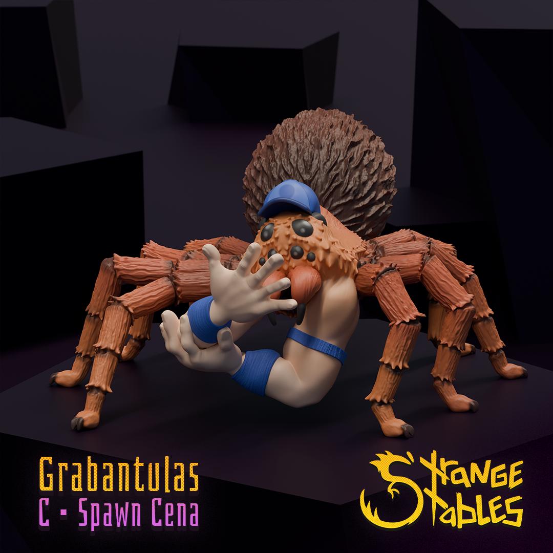 Grabantualas. Wrestle Spiders - Strange Stables | 28mm and 32mm | Wargaming | DnD | Tabletop Roleplaying