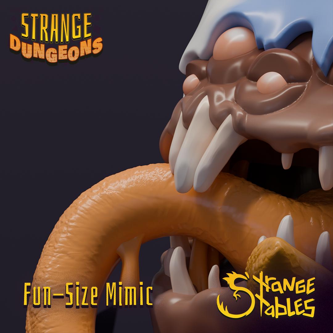fun-size mimic. Hidden Candy Monster - Strange Stables | 28mm and 32mm | Wargaming | DnD | Tabletop Roleplaying