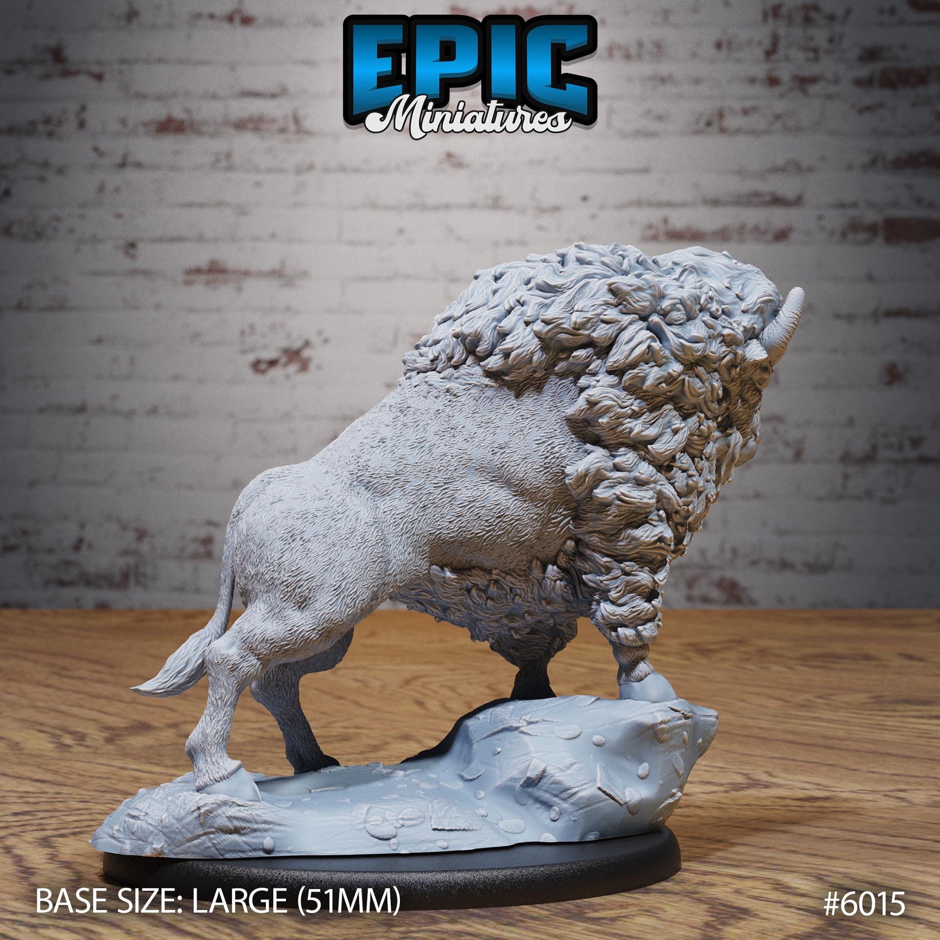 Bison - Epic Miniatures | Native Magic | 28mm and 32mm | Wargaming | DnD | Tabletop Roleplaying