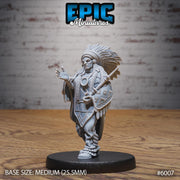 Native Tribe. Weird West indigenous Villagers - Epic Miniatures | Native Magic | 28mm and 32mm | Wargaming | DnD | Tabletop Roleplaying
