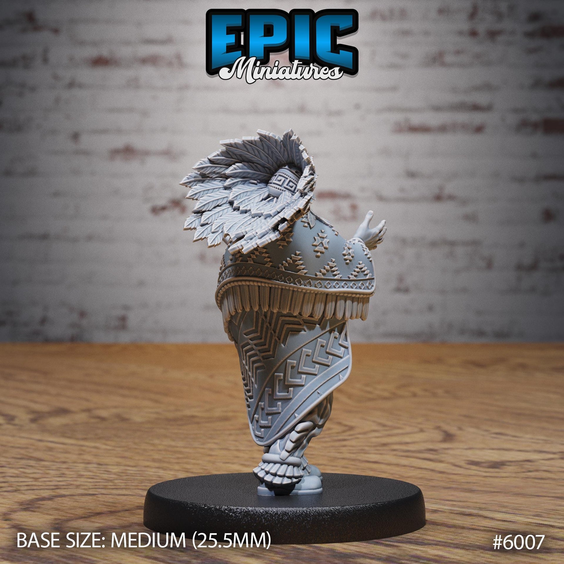 Native Tribe. Weird West indigenous Villagers - Epic Miniatures | Native Magic | 28mm and 32mm | Wargaming | DnD | Tabletop Roleplaying